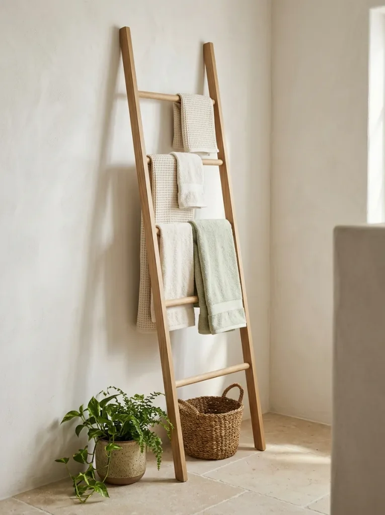 Towel Ladder Storage