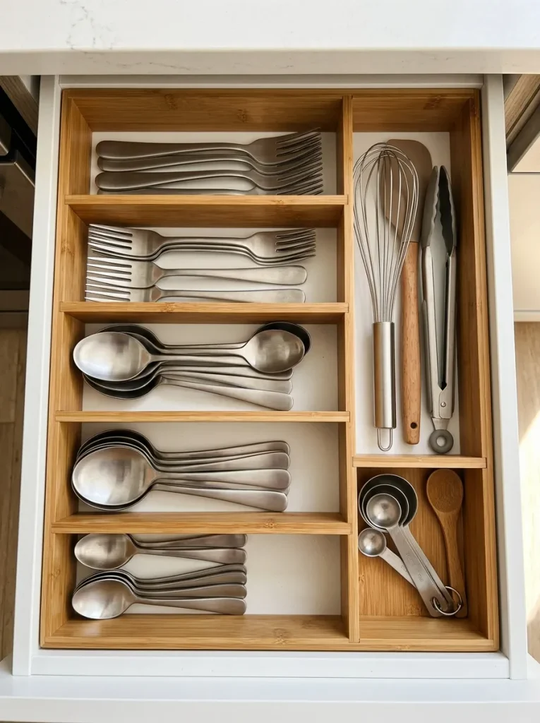 Small Kitchen Ideas: 29 Brilliant Ways to Gain Space 9 Drawer Divider Systems