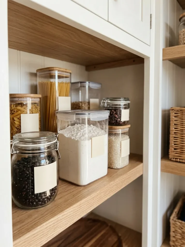 Small Kitchen Ideas: 29 Brilliant Ways to Gain Space 22 Coordinated Storage Containers