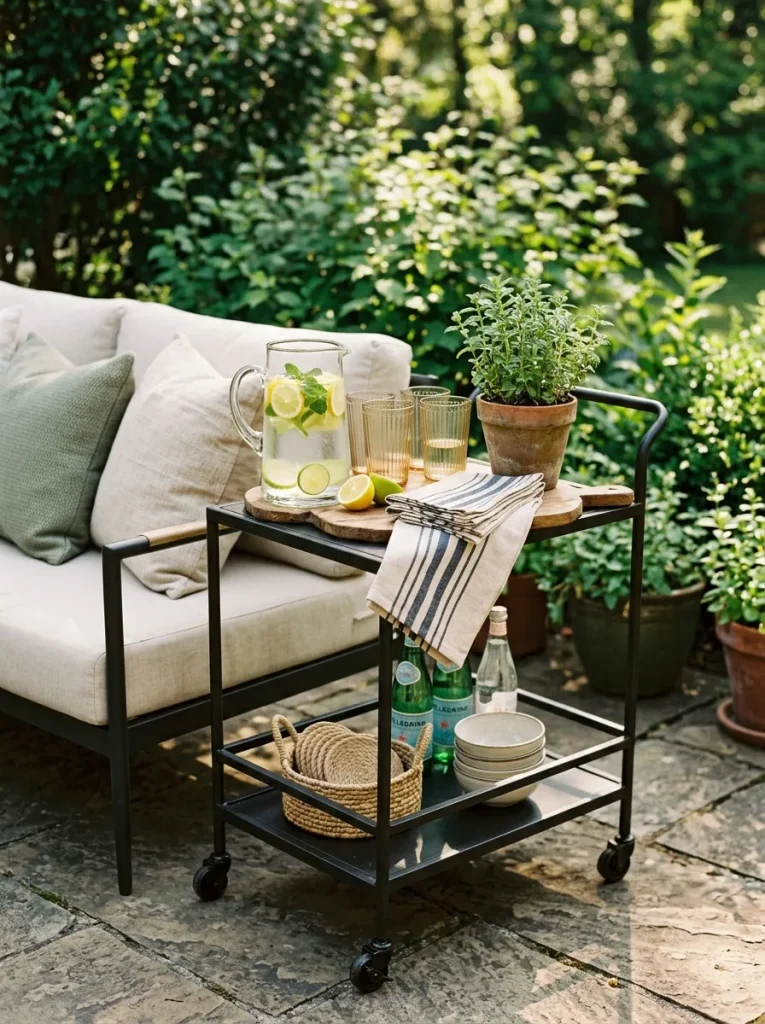 Outdoor Bar Cart