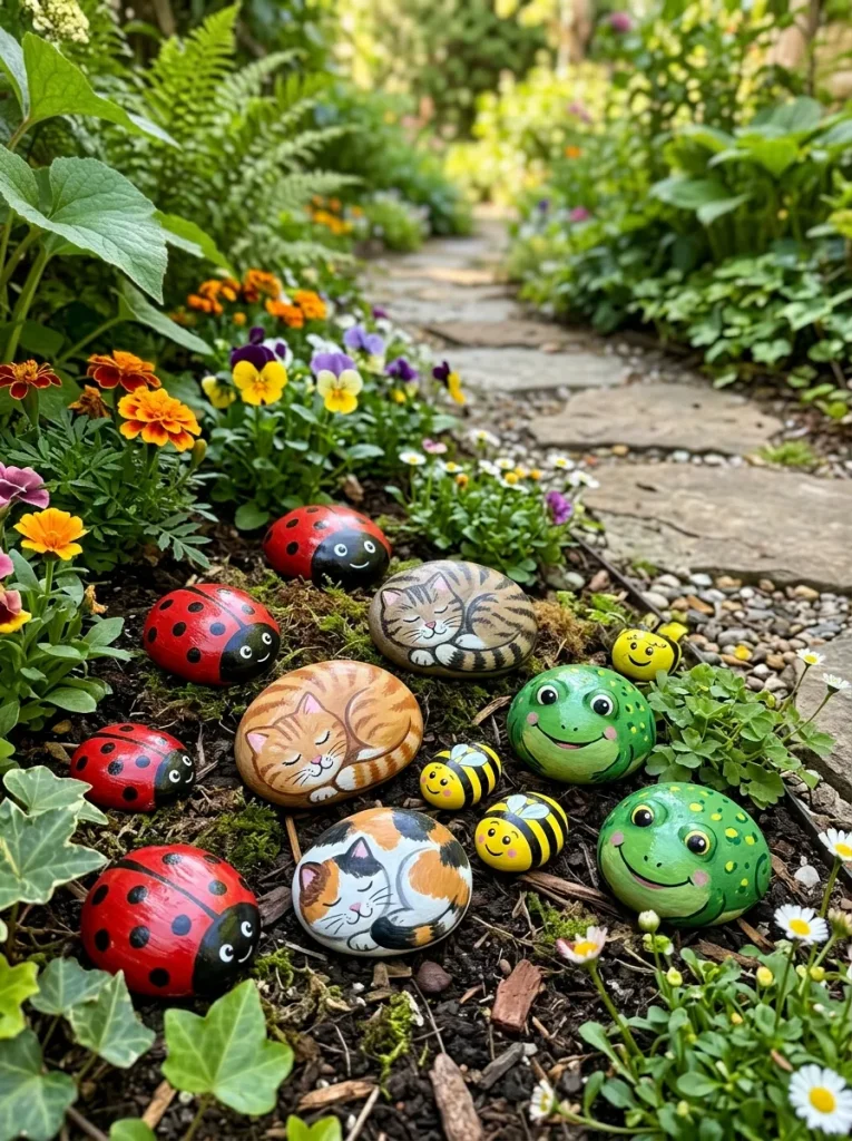 Painted Rock Creatures