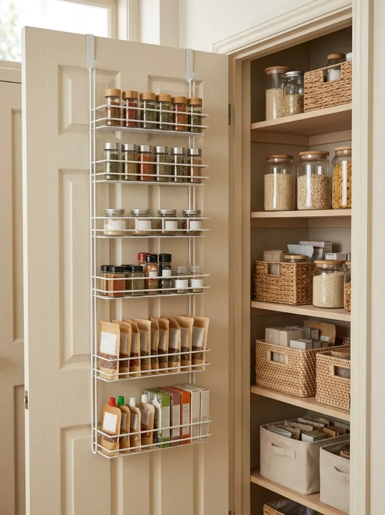 Small Kitchen Ideas: 29 Brilliant Ways to Gain Space 21 Over-Door Storage Racks