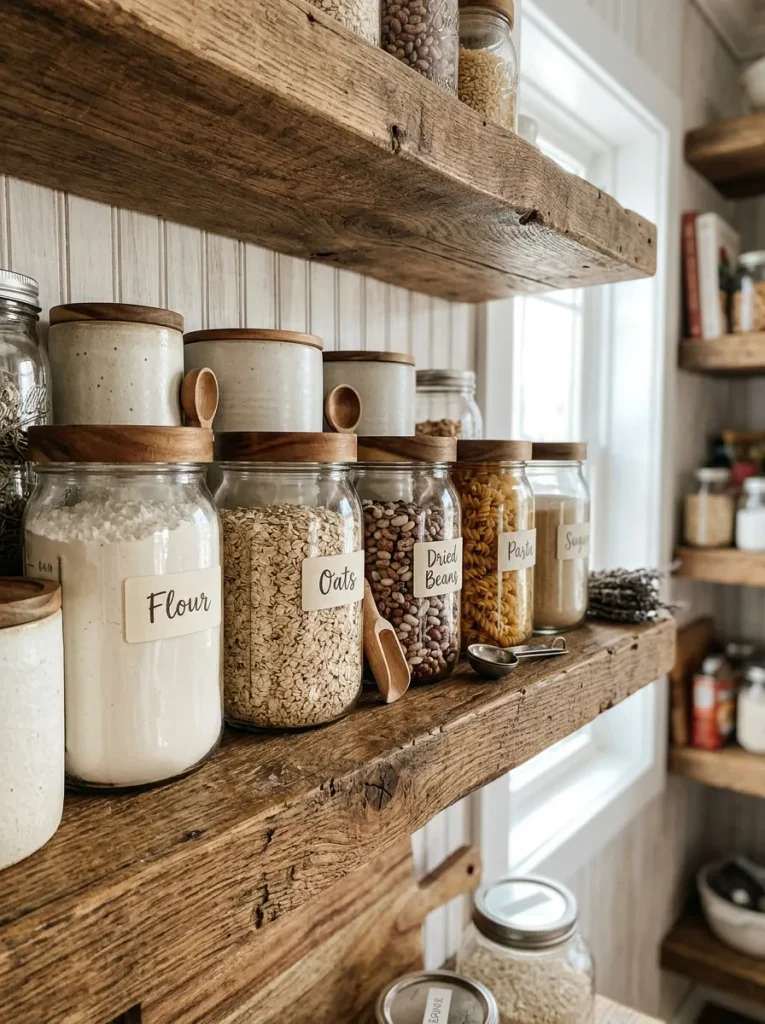Mason Jar Storage