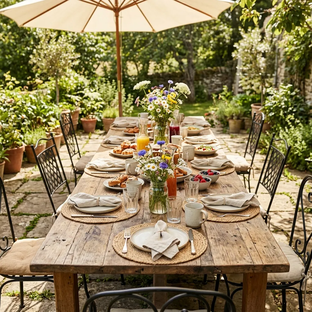 Outdoor Living Space Ideas: 30 Spots Made for Gathering 7 Patio Dining Table