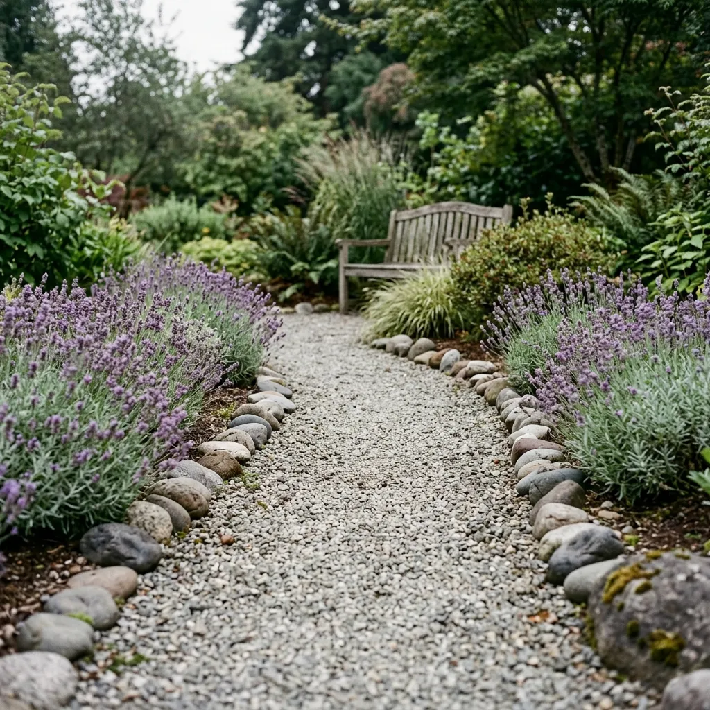 29 Backyard Decor Ideas That Turn Heads This Season 10 Pebble Pathway Border