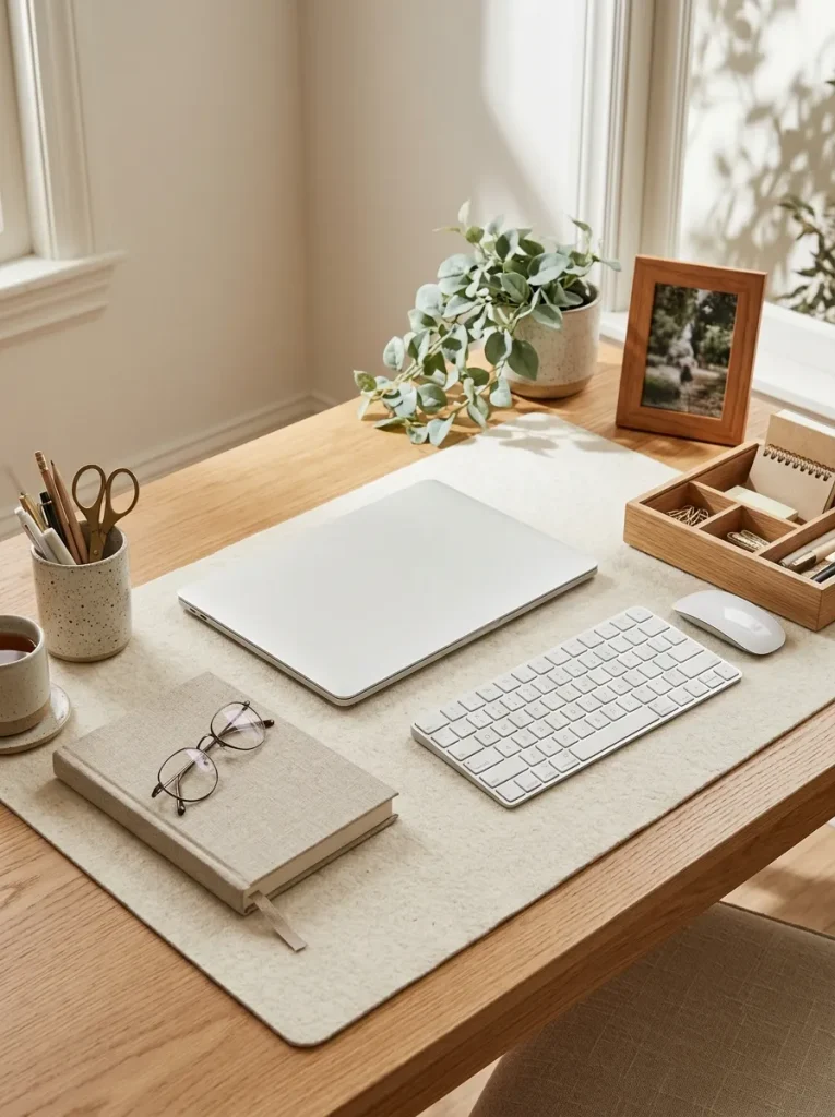 26 Motivating Home Office Decor Ideas to Boost Focus 13 Personalized Desk Accessories
