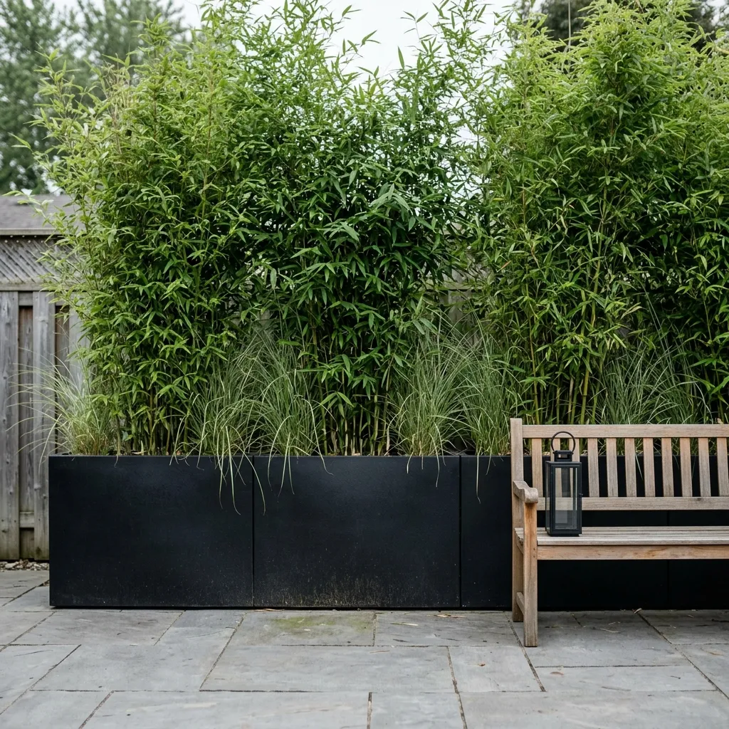 Outdoor Living Space Ideas: 30 Spots Made for Gathering 21 Planter Privacy Wall