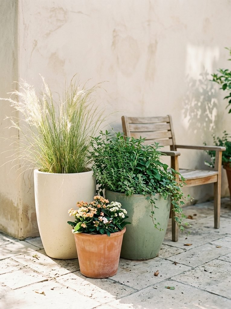Coordinated Planter Trio