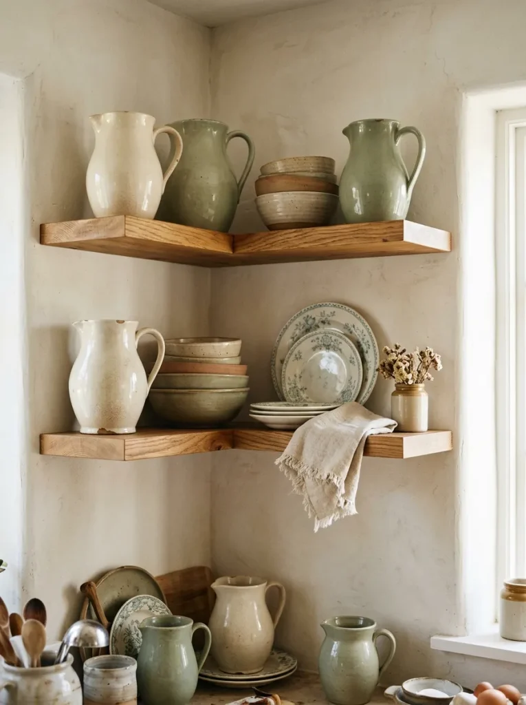 Kitchen Decor Ideas: 30 Warm Touches That Feel Homey 8 Vintage Ceramic Displays