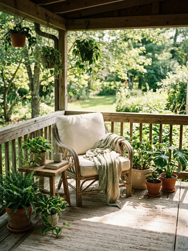 Cozy Outdoor Reading Nook
