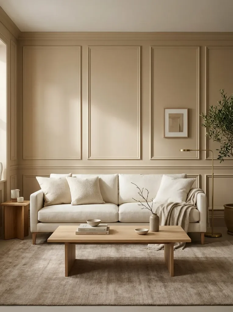 Textured Neutral Wall Panels