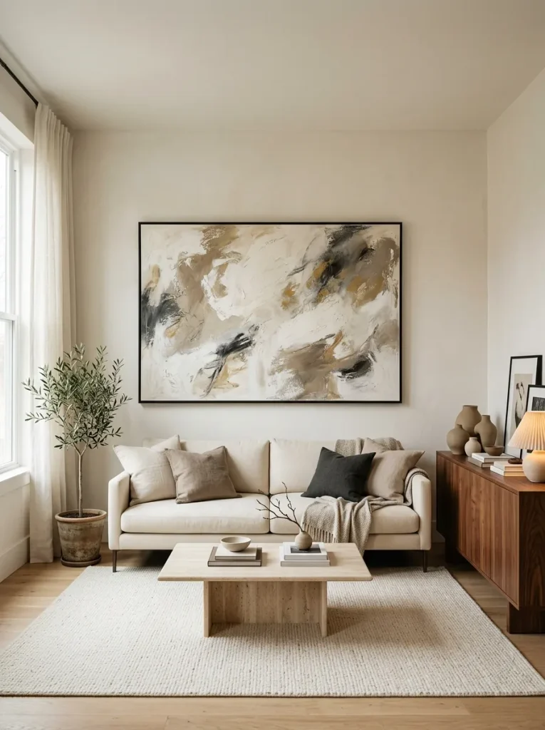 Oversized Abstract Artwork