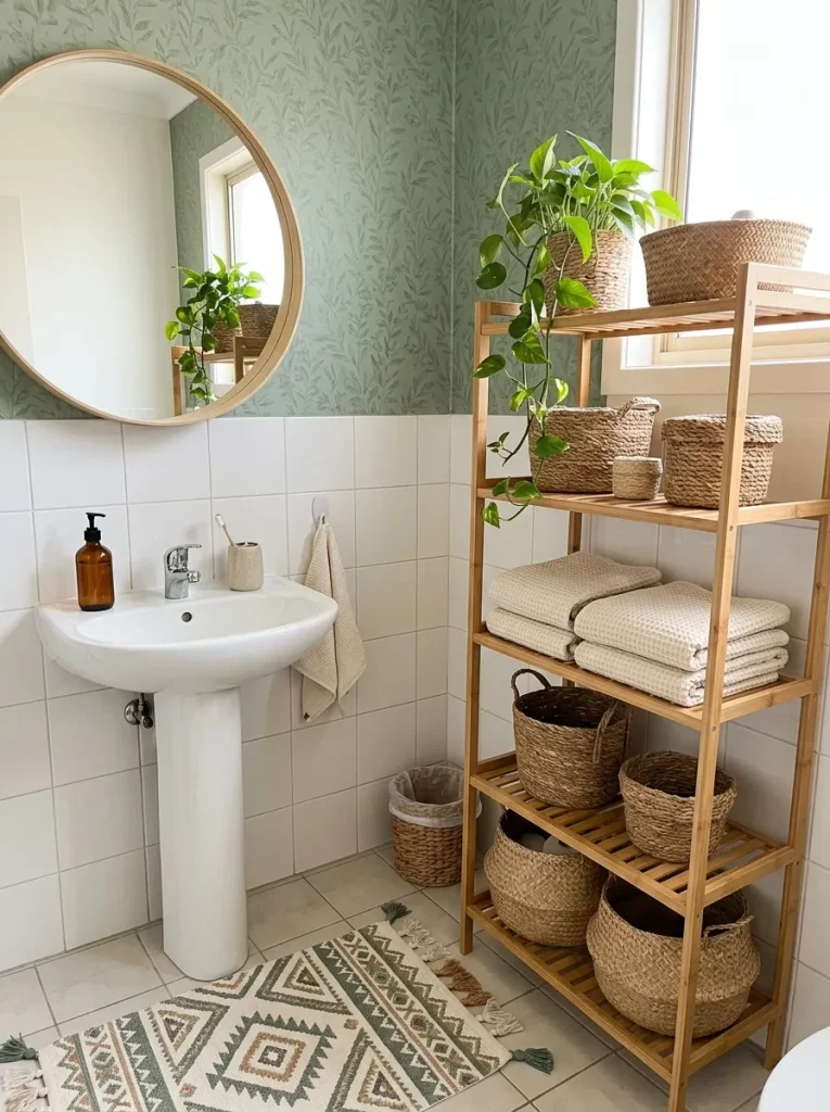 Bathroom Ideas: 30 Gorgeous Looks to Save for Later 23 Rental-Friendly Bathroom Decor