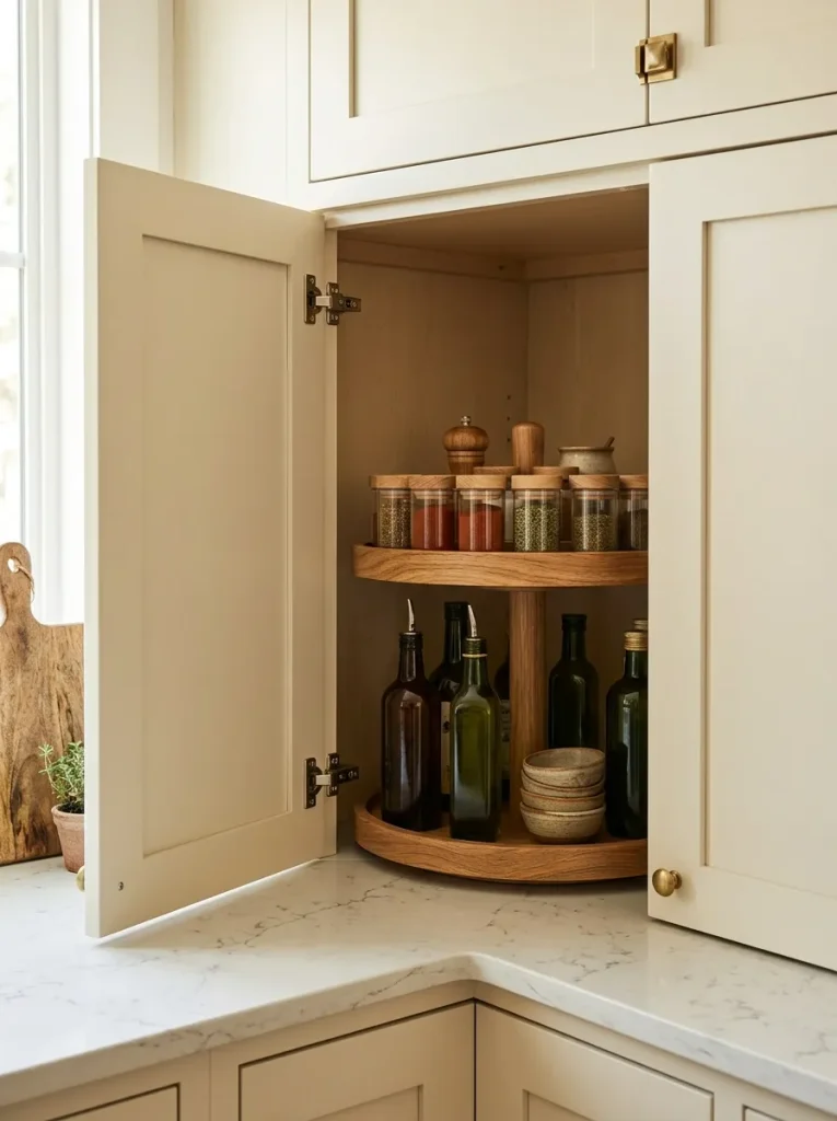 Small Kitchen Ideas: 29 Brilliant Ways to Gain Space 11 Corner Cabinet Solutions