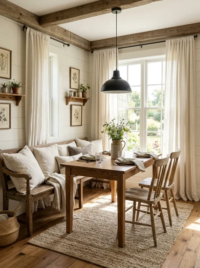 Farmhouse Dining Bench