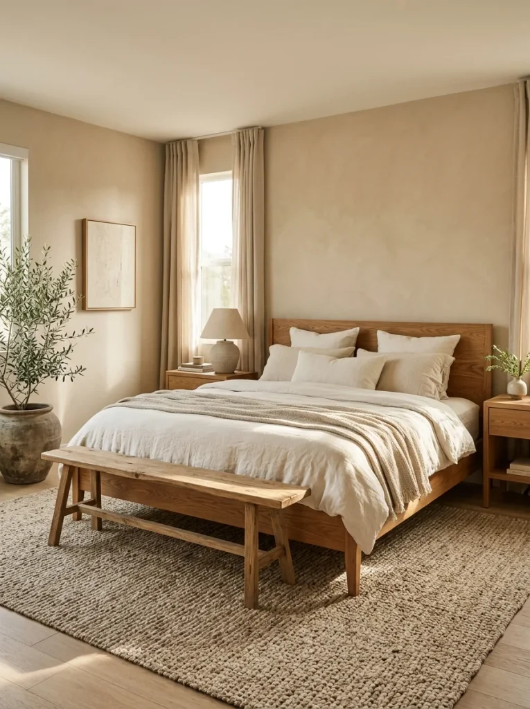 26 Master Bedroom Ideas for a Resort-Style Sanctuary 4 Natural Wood Accents