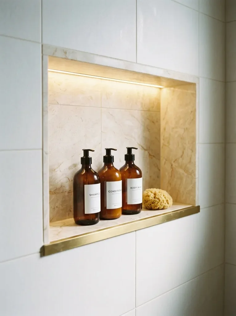 Built-In Shower Niches