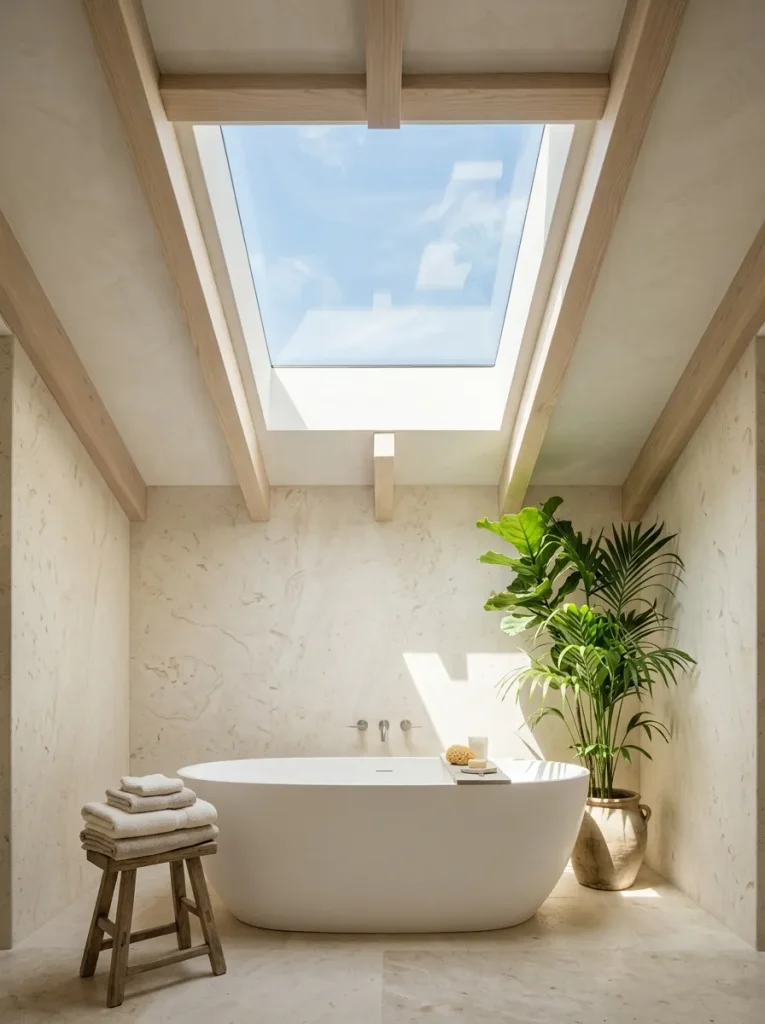 Skylight Above Tub