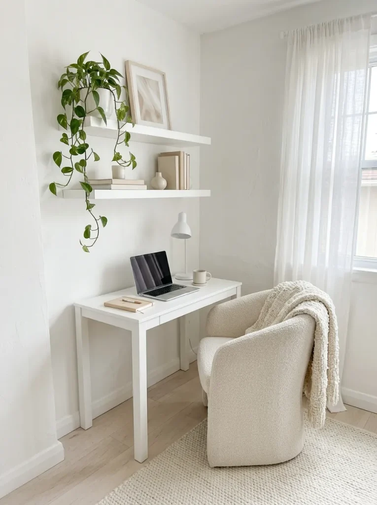 Monochrome White Office