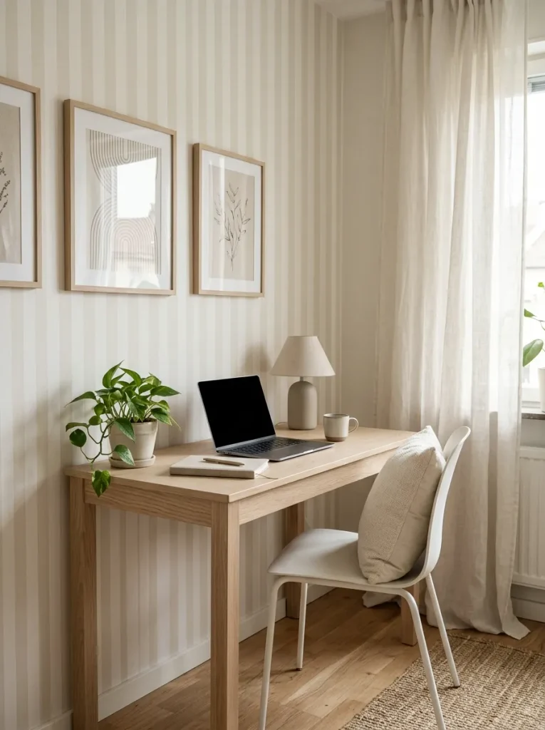 Light Striped Wallpaper
