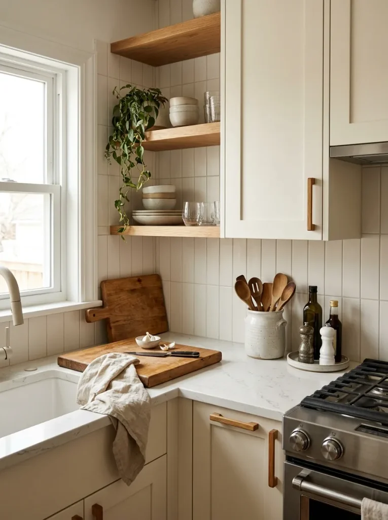 Small Kitchen Ideas: 29 Brilliant Ways to Gain Space 14 Clear Countertop Zones