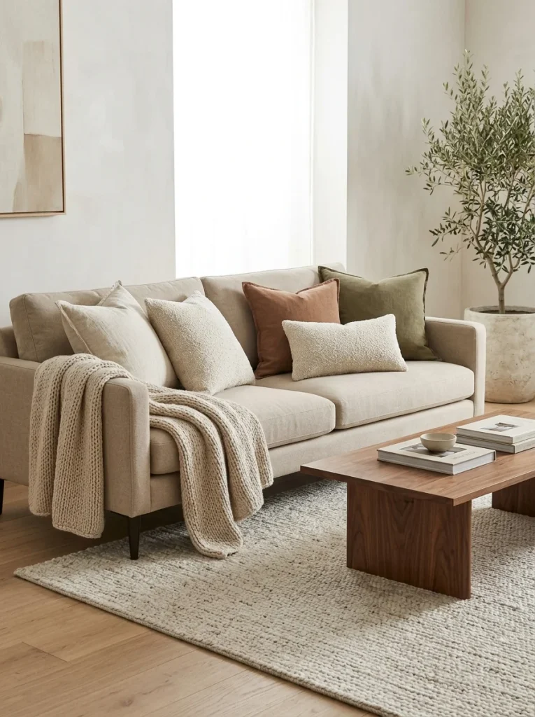 Layered Throw Pillows
