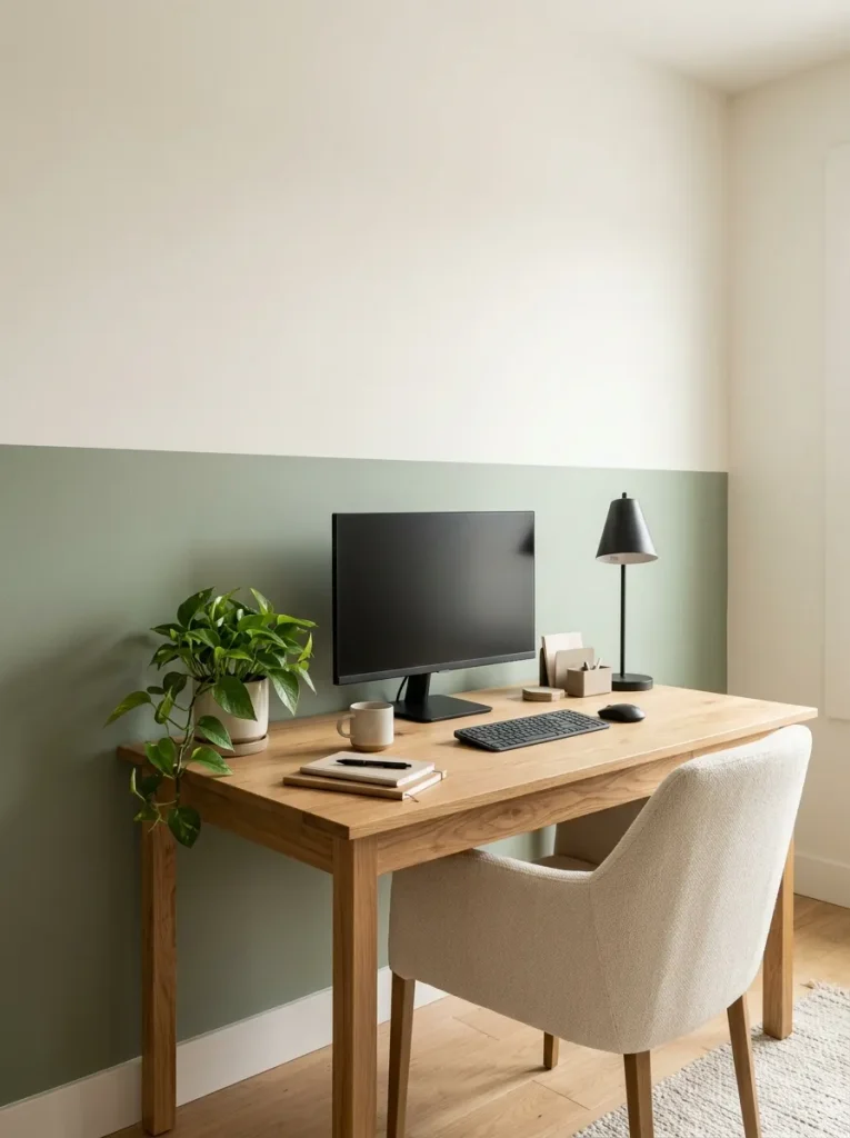 Two-Tone Painted Wall