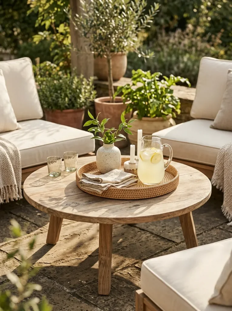 Outdoor Coffee Table Tray
