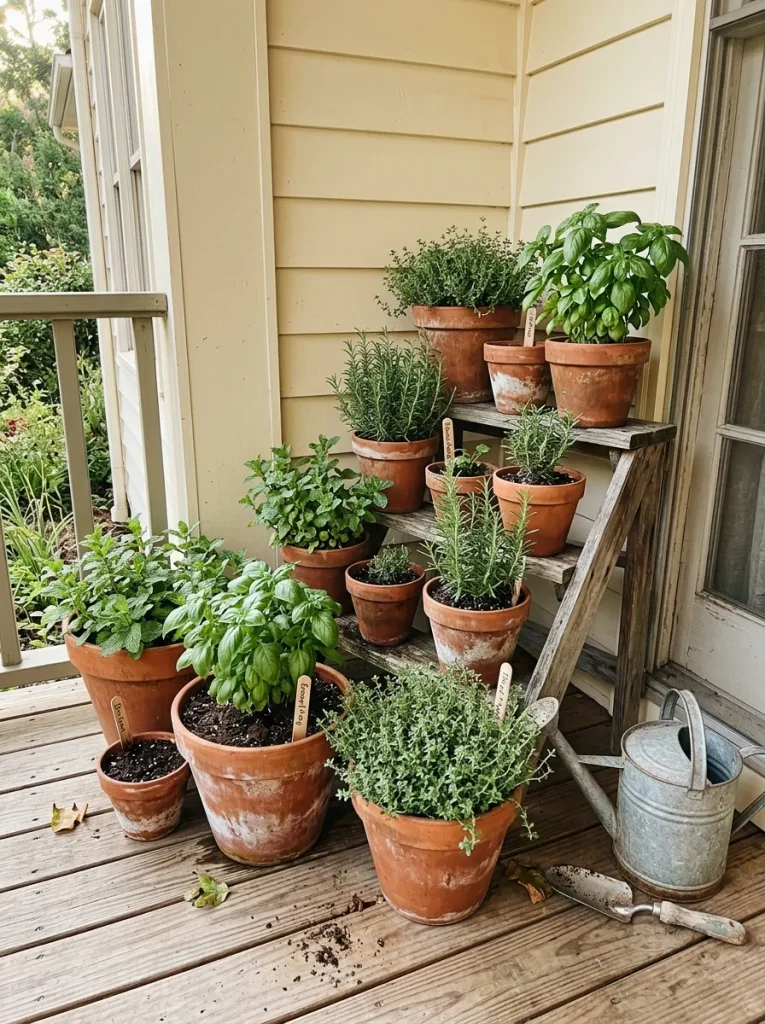 Potted Herb Gardens