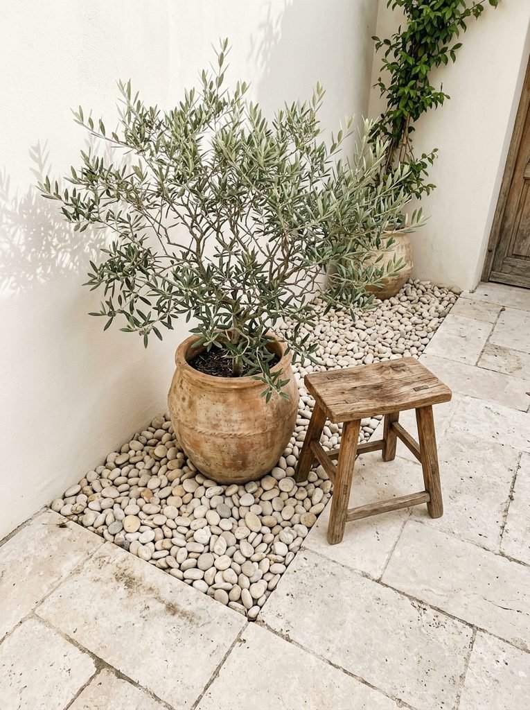 Pebble Accent Corner