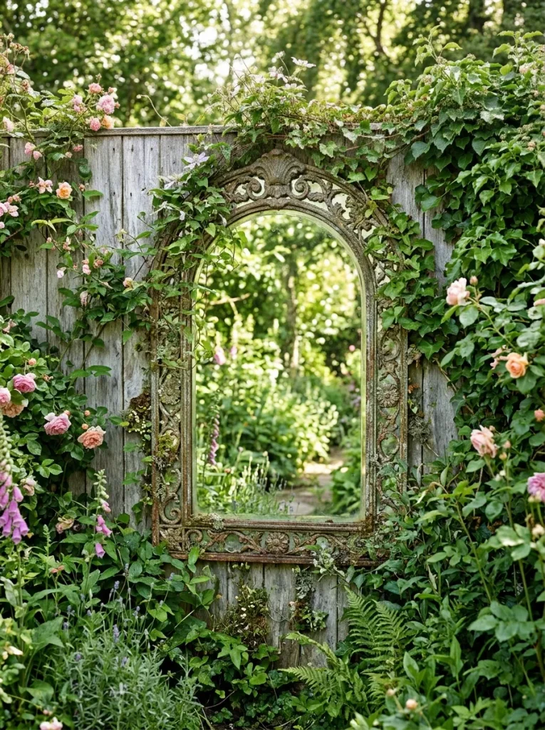 Garden Mirror Magic