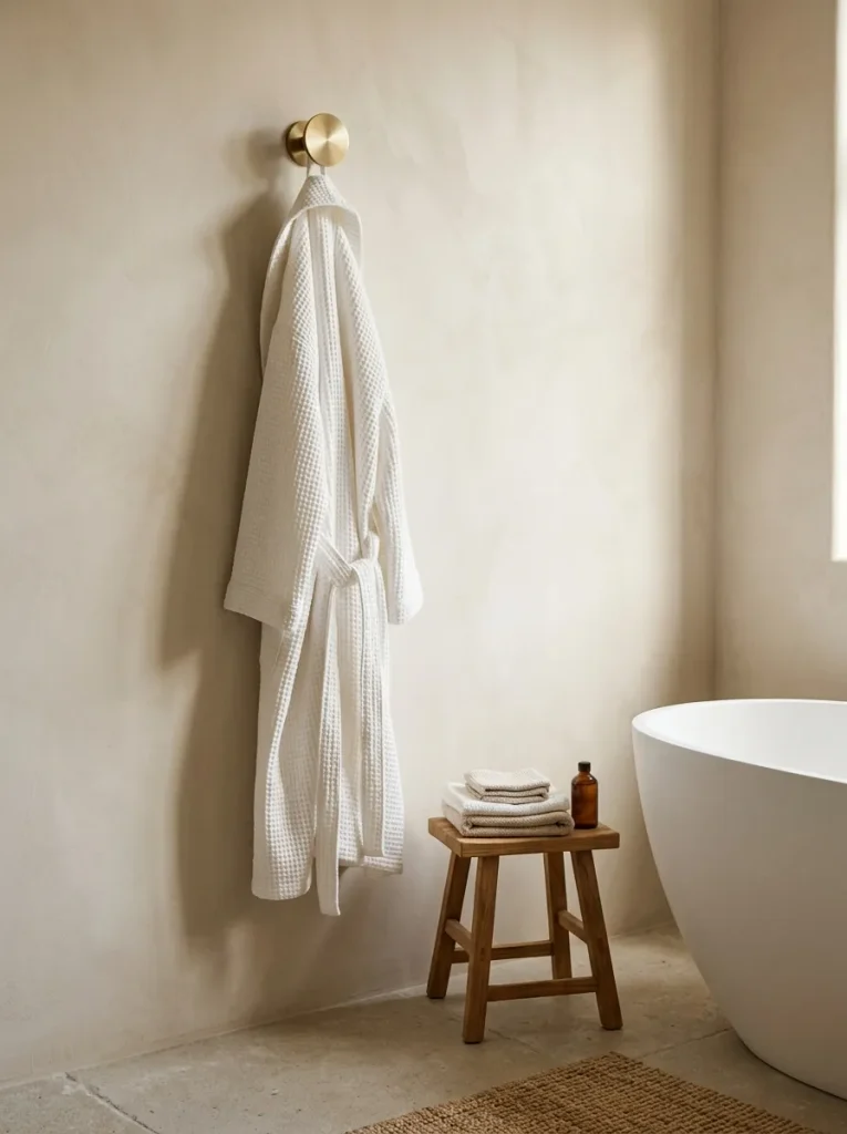 27 Guest Bathroom Ideas That Leave Visitors Pampered 20 Plush Robe Hook