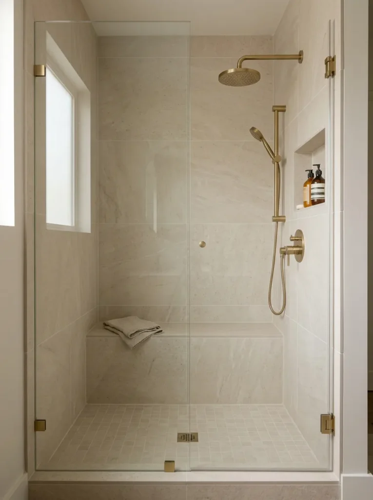 Built-In Shower Bench