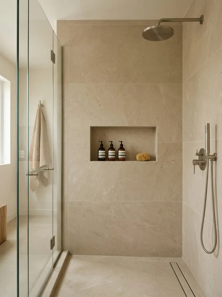 Walk-In Shower Niche