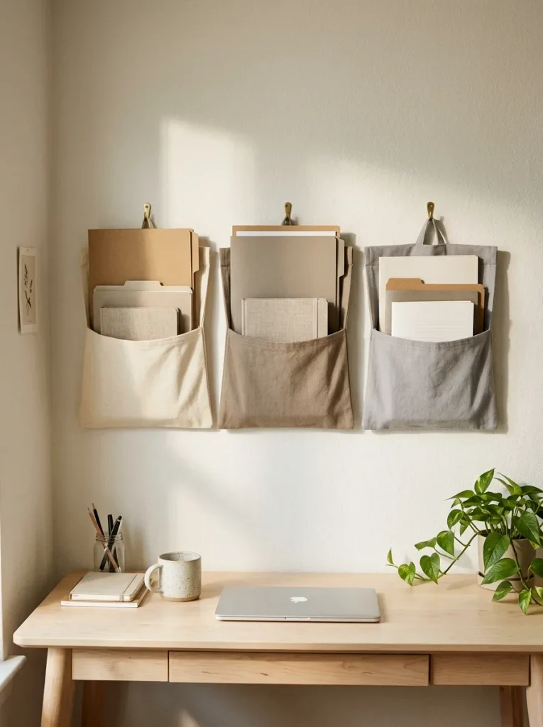 Wall-Mounted File Pockets