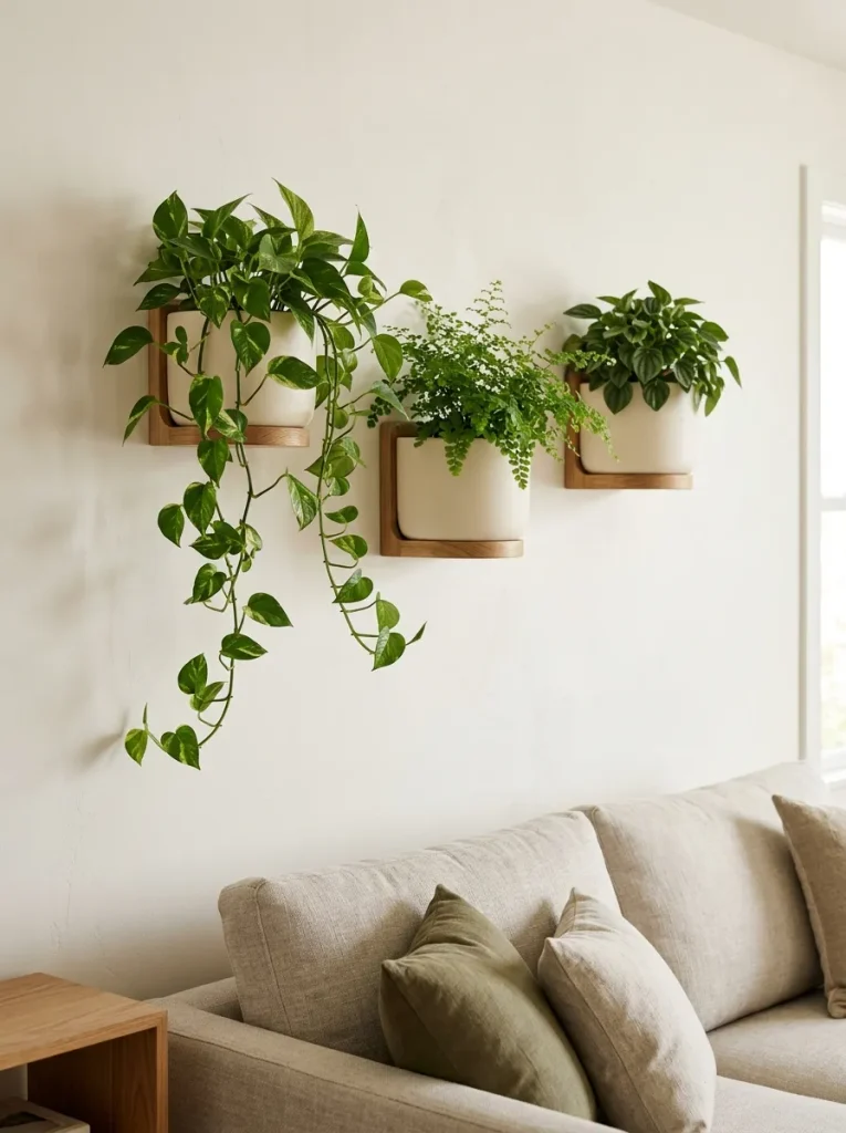 Wall-Mounted Indoor Planters