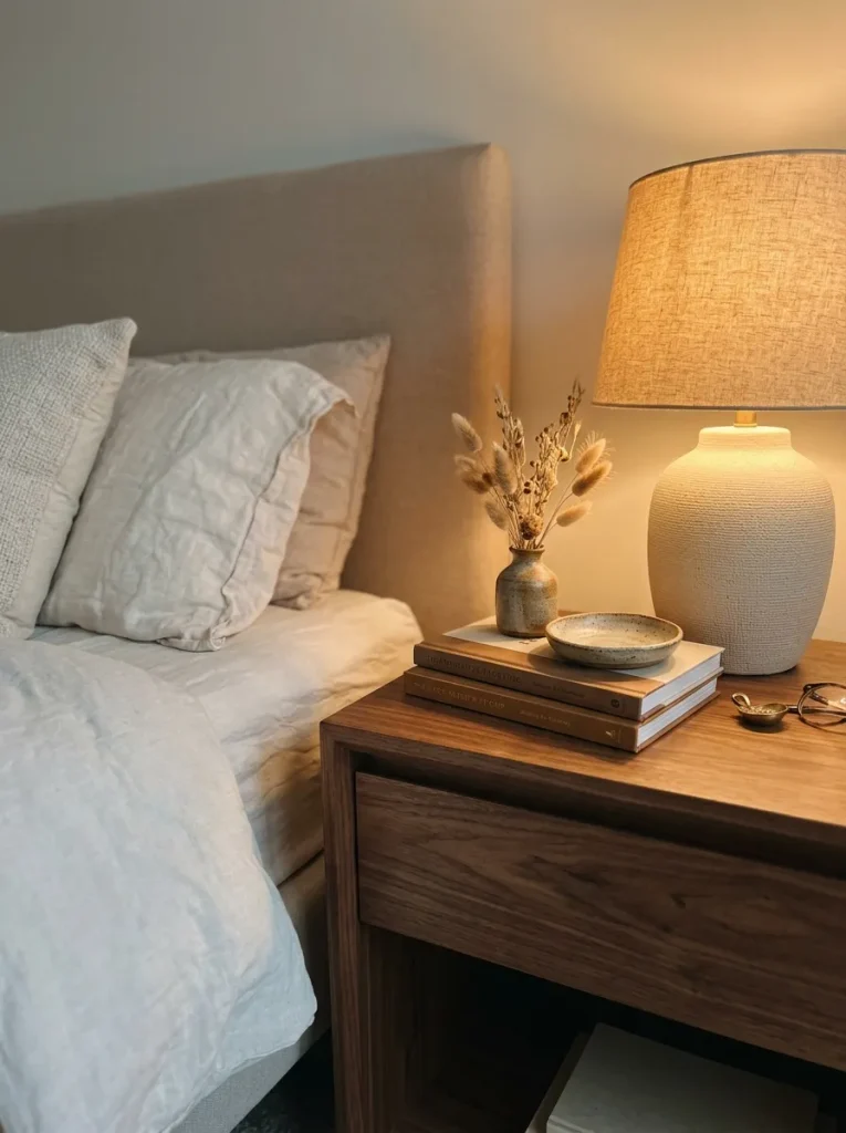 Warm Bedside Styling
