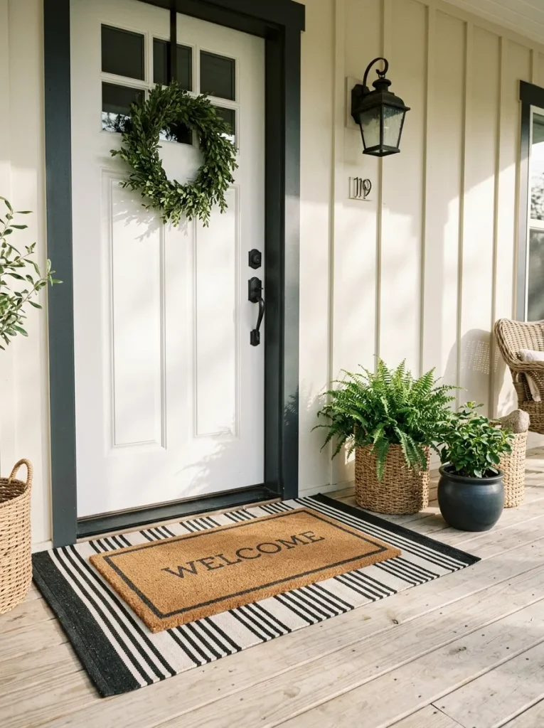 Layered Welcome Mats