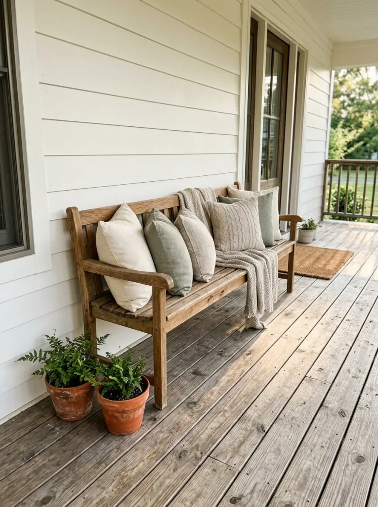 Rustic Wooden Benches
