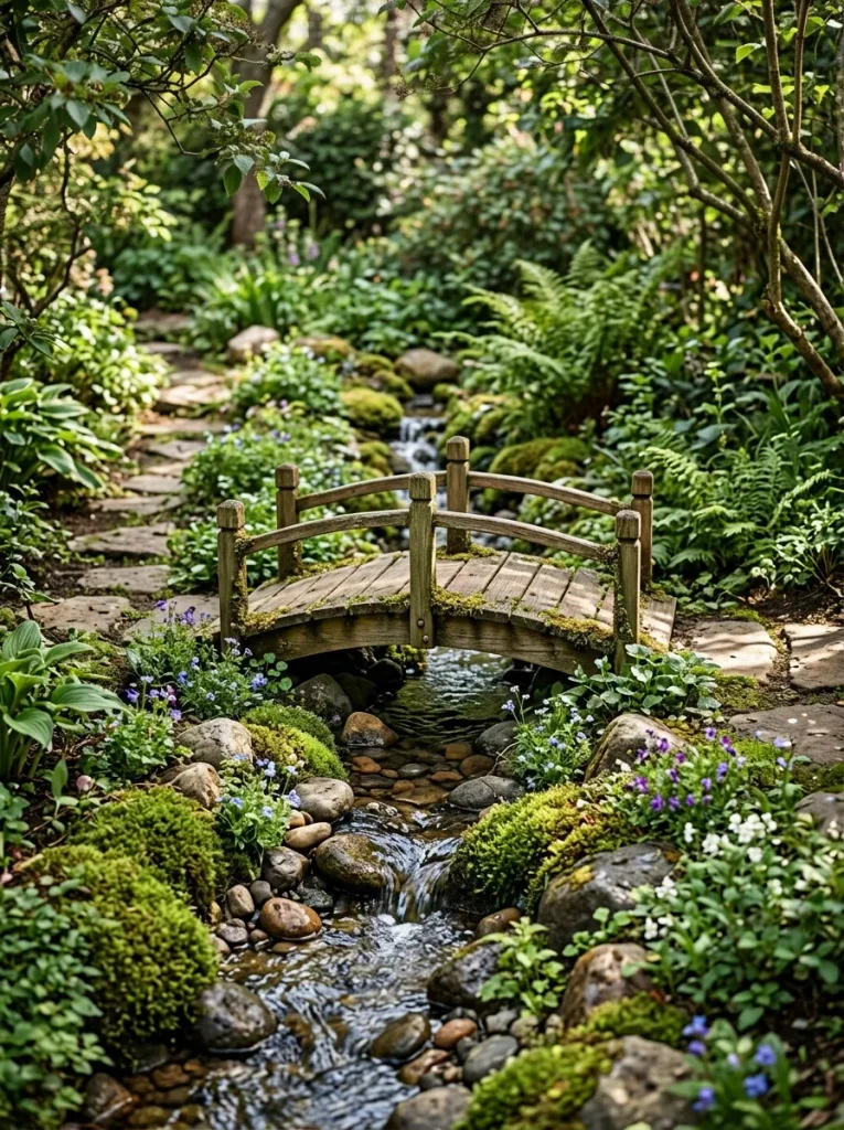 Miniature Garden Bridge