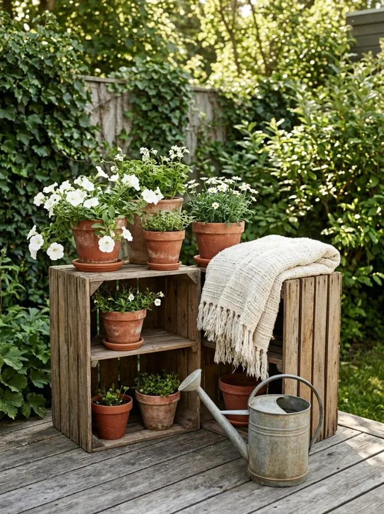 Repurposed Wooden Crates